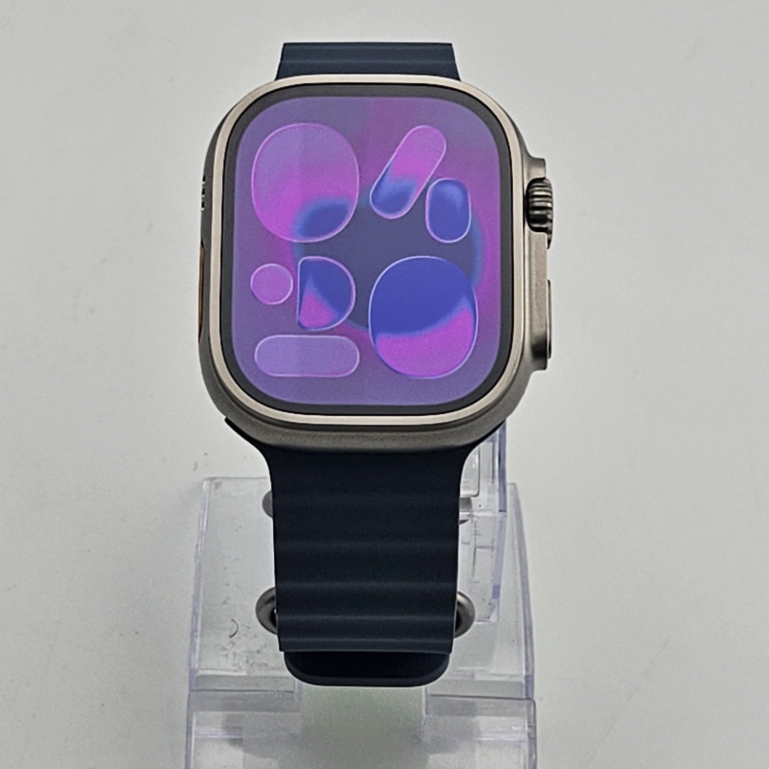 Unlocked Apple Watch Ultra 3 49MM Natural Titanium Blue Ocean Band 