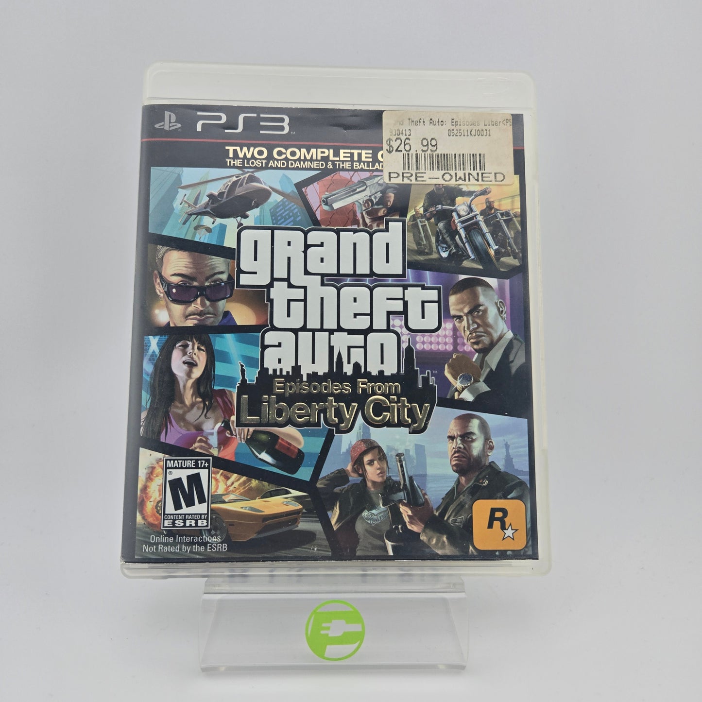 Grand Theft Auto: Episodes from Liberty City (Sony PlayStation 3 PS3, 2010)