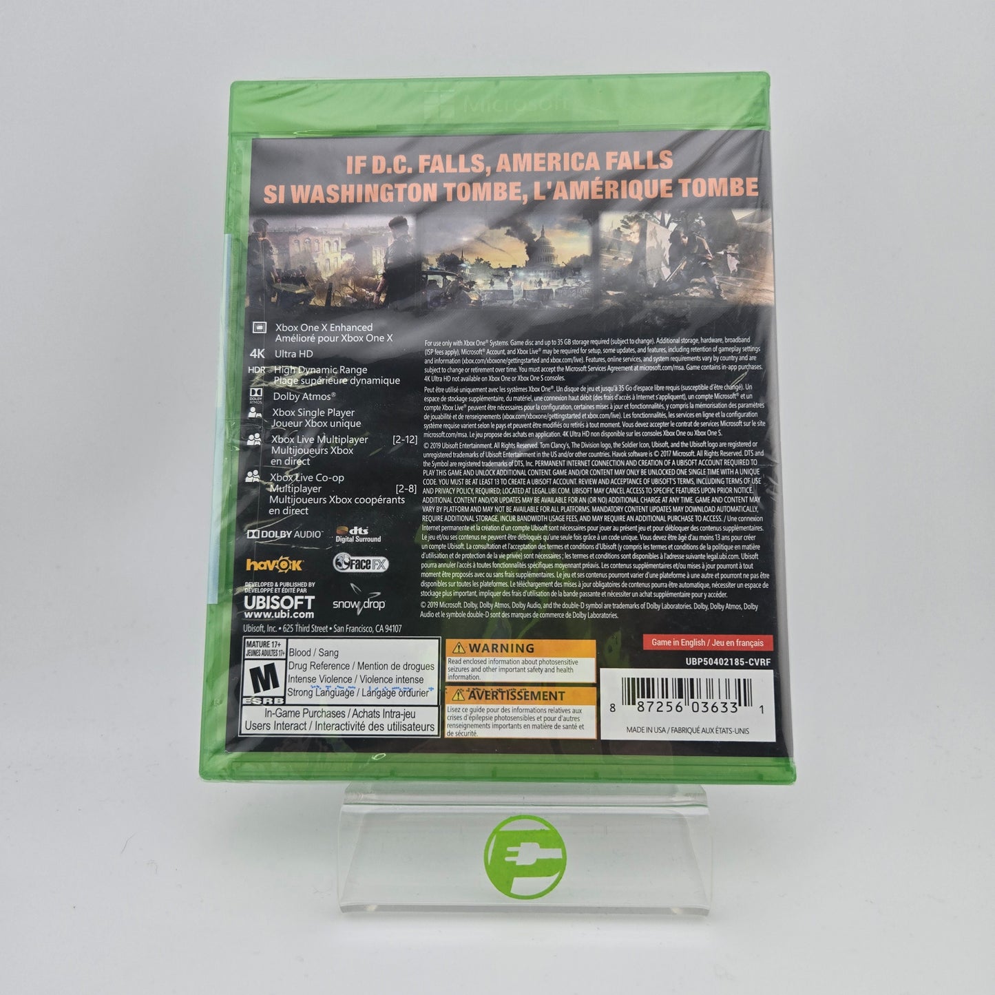 New Tom Clancy's The Division 2 (Microsoft Xbox One, 2019)
