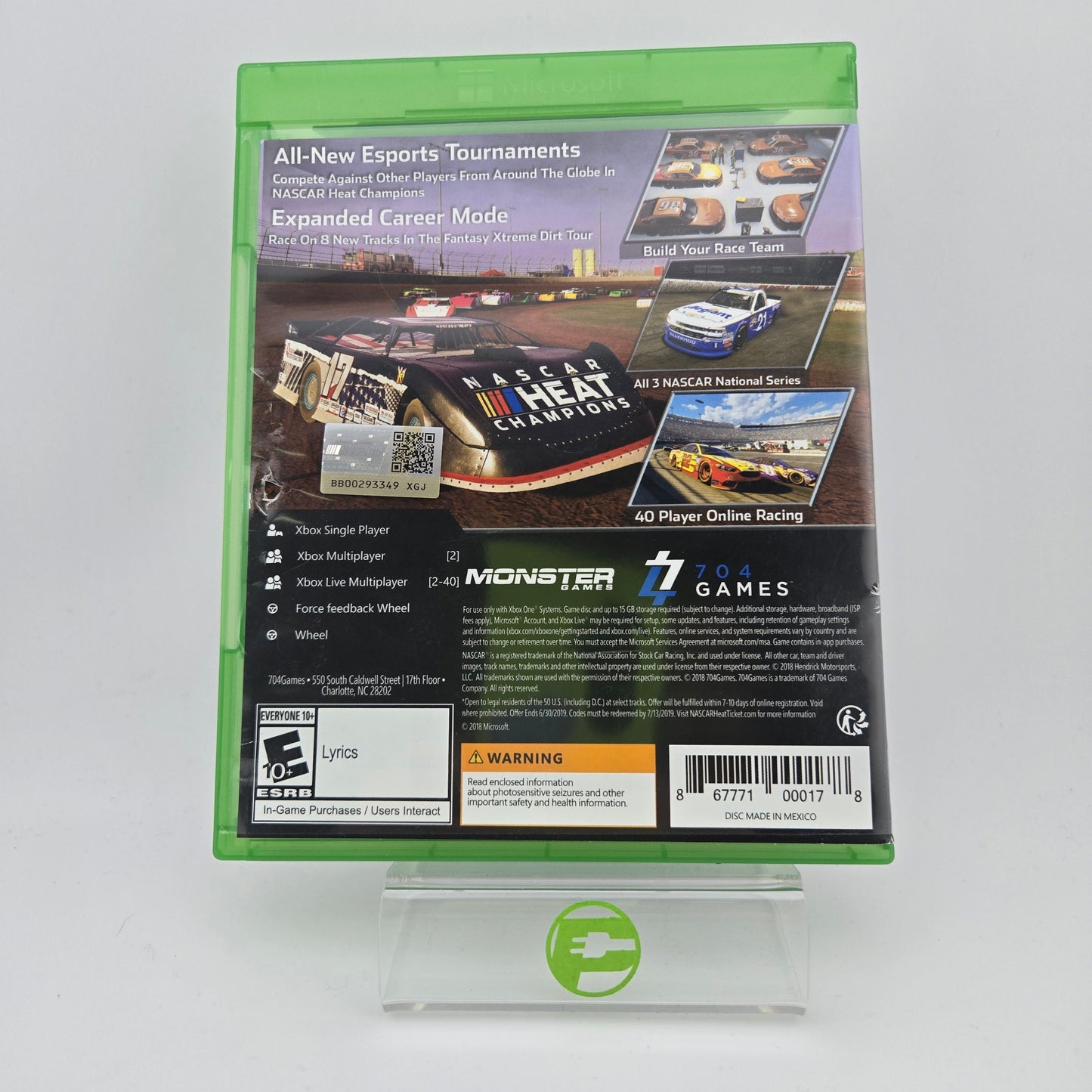 NASCAR Heat 3 (Microsoft Xbox One, 2018)