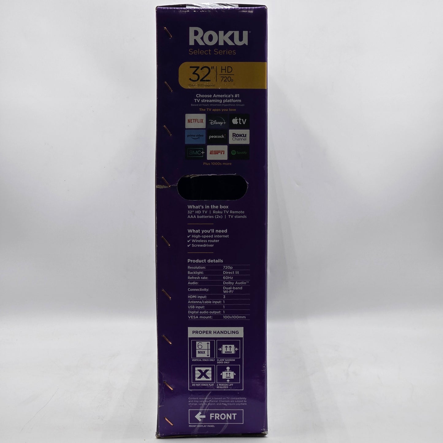 New ROKU 32" SELECT SERIES HD LED SMART TV (32R2B4)