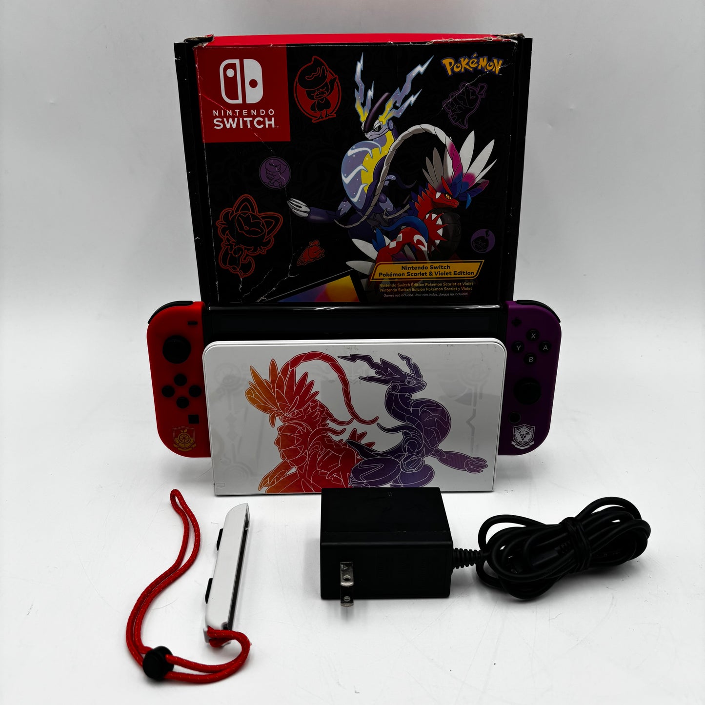 Nintendo Switch OLED Video Game Console HEG-001 Pokemon Scarlet & Violet Edition