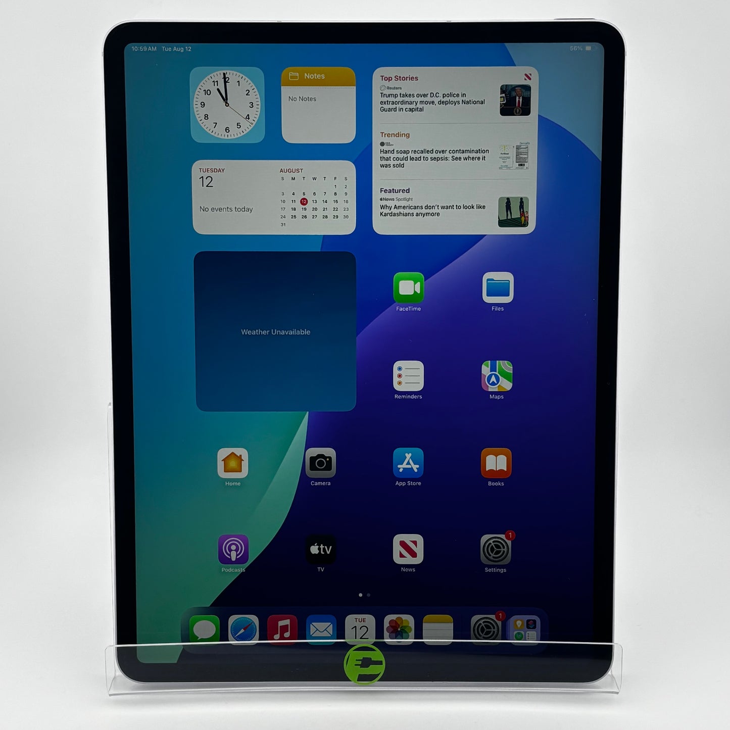Unlocked Apple iPad Air 13" M2 128GB Purple MV6U3LL/A