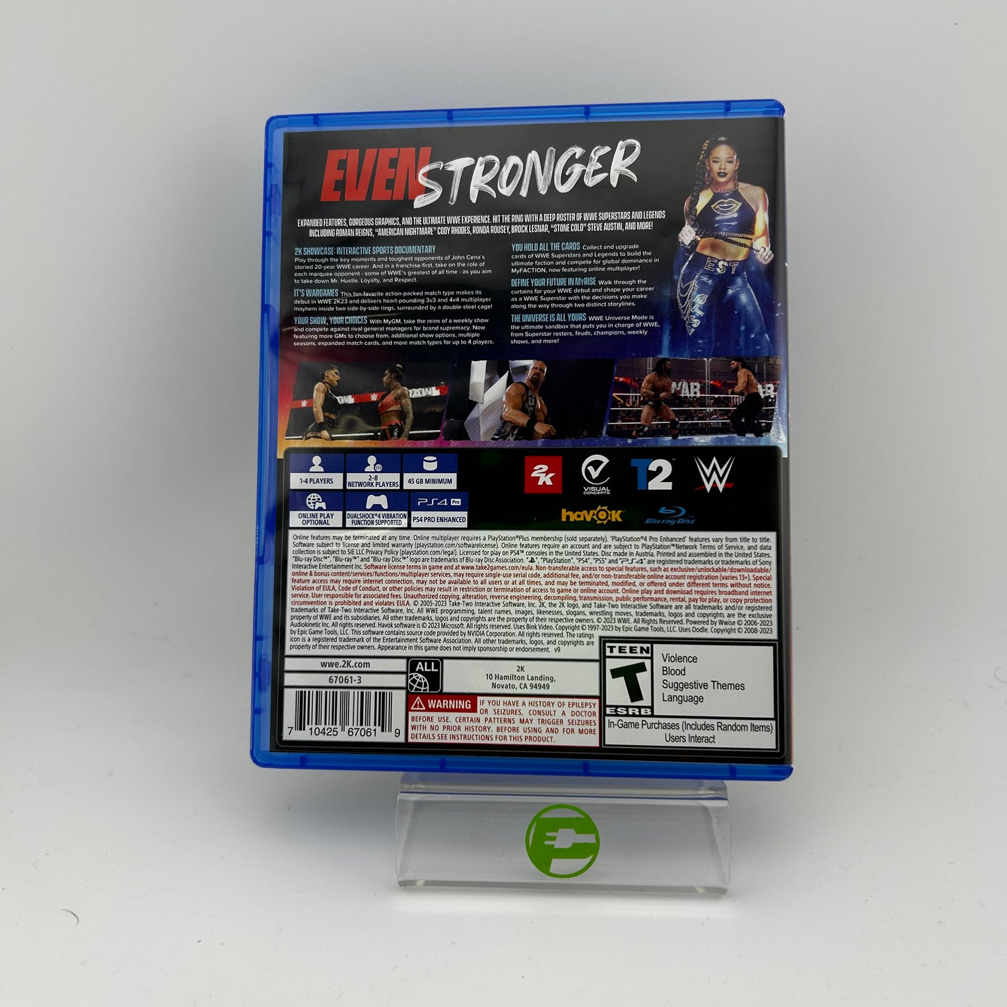 WWE 2K23 (Sony PlayStation 4 PS4, 2023)