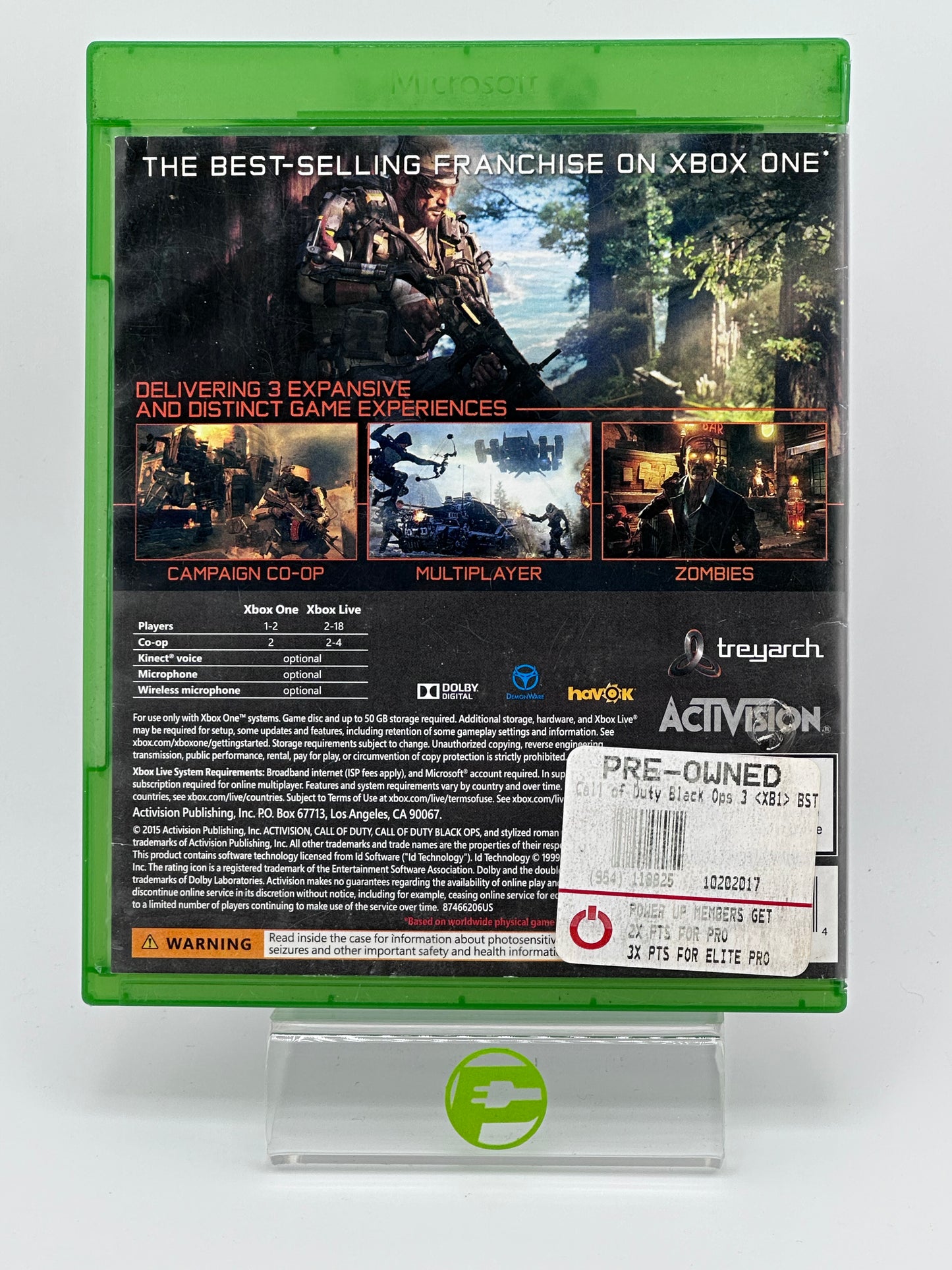 Call of Duty Black Ops III (Microsoft Xbox One, 2015)