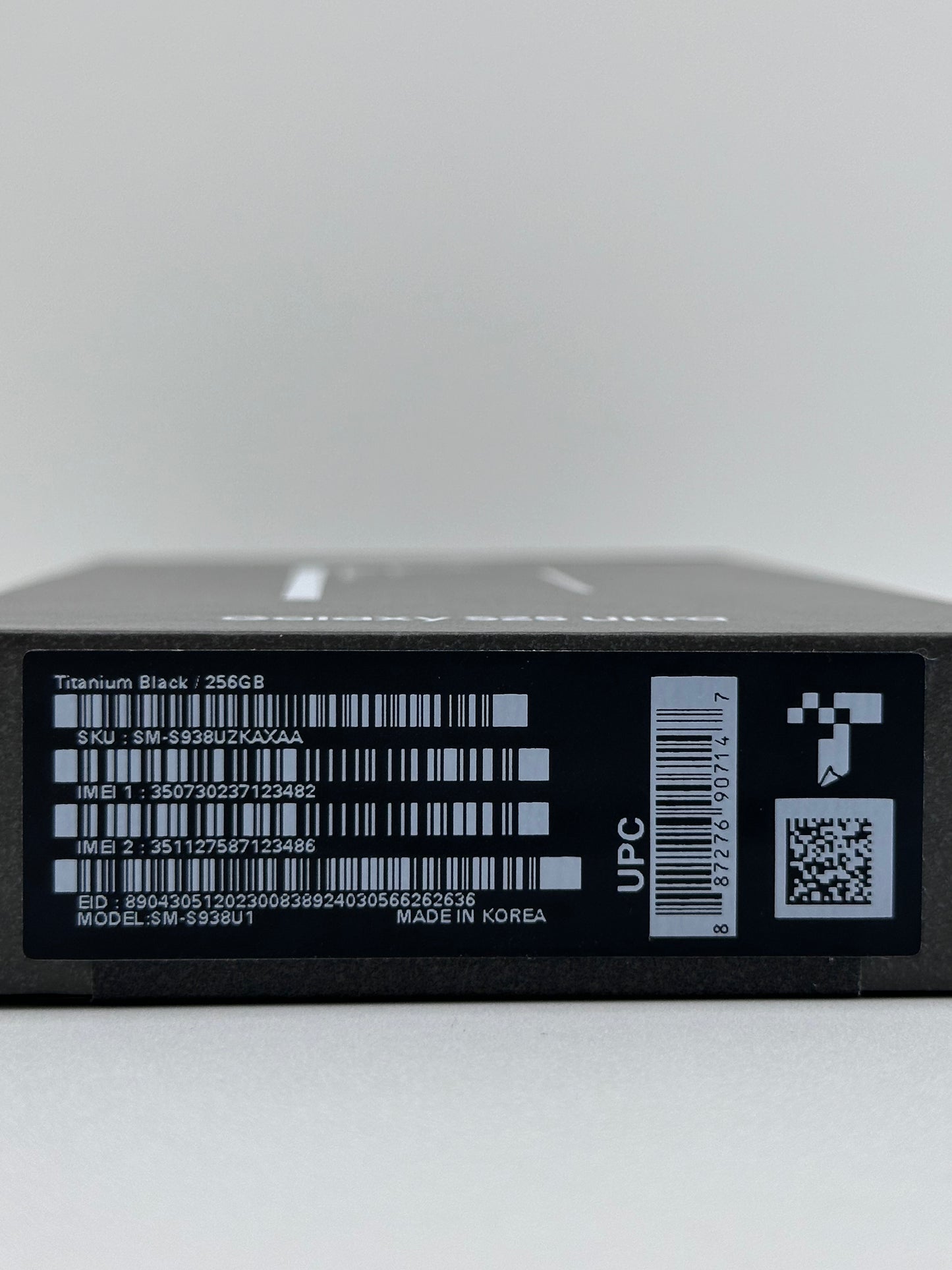 New Unlocked Samsung Galaxy S25 Ultra 512GB SM-S938U1 Black