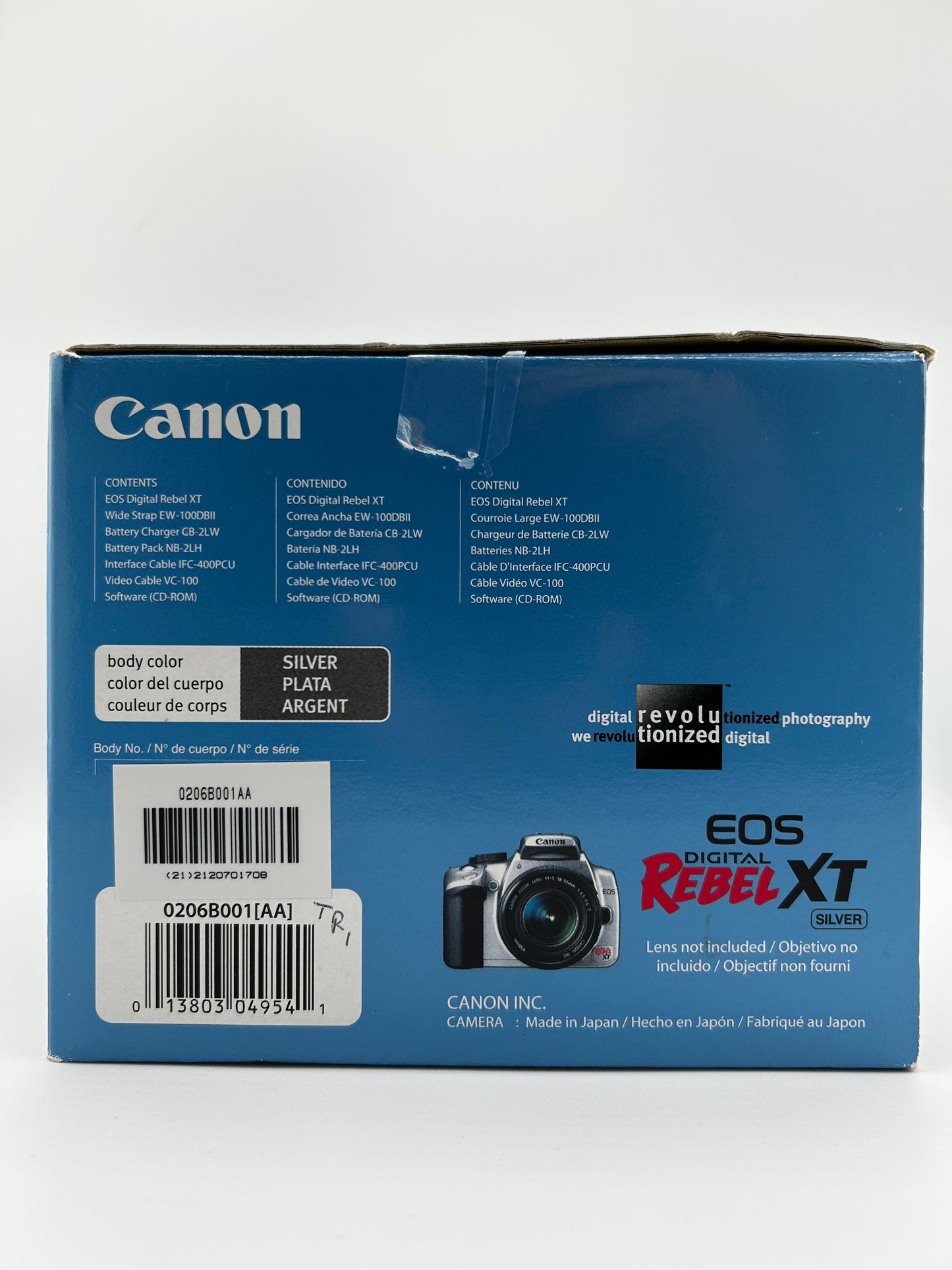 Canon EOS 350D 8.0MP APS-C CMOS 30s - 1/4000s Shutter Count
