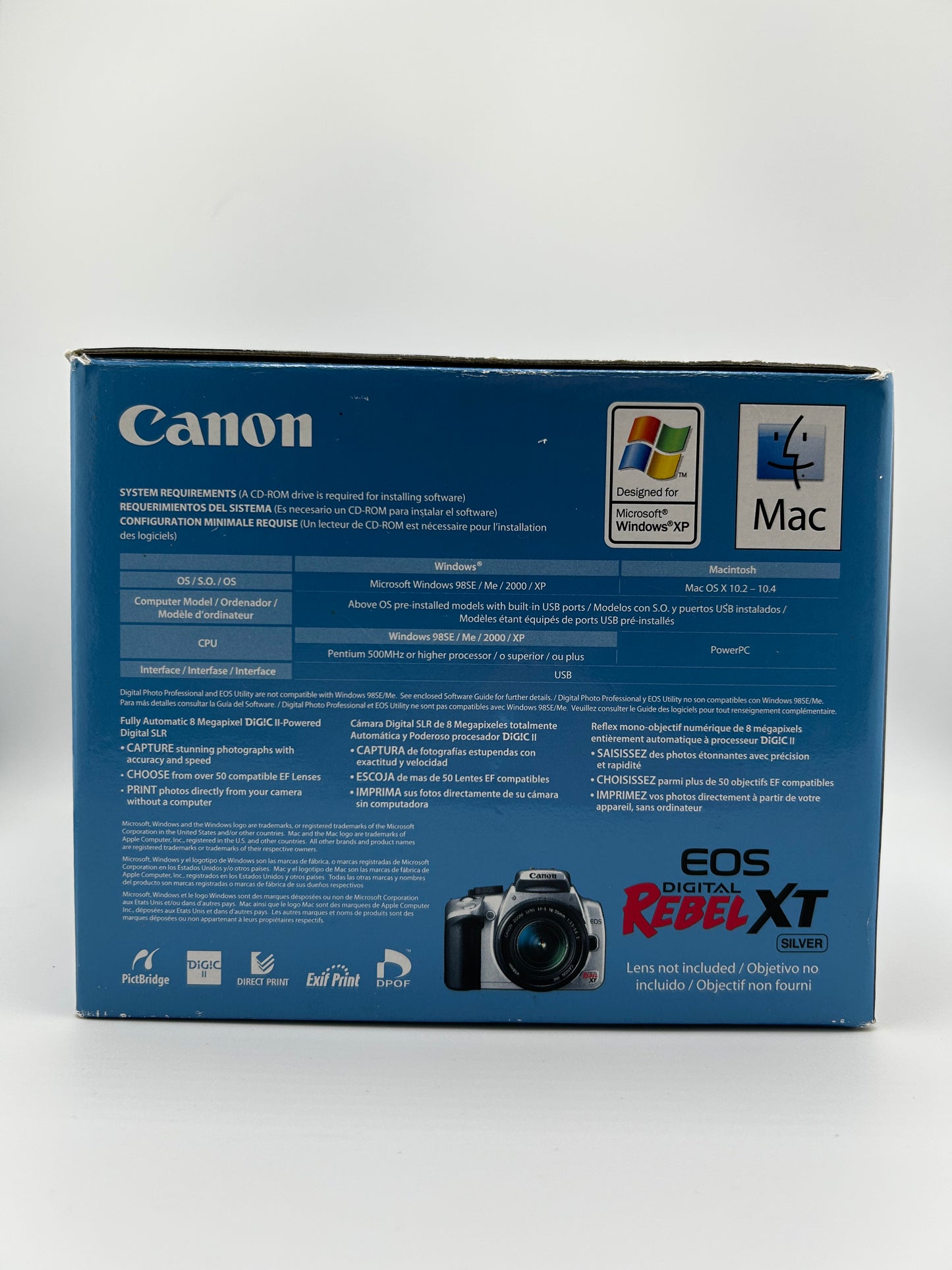 Canon EOS 350D 8.0MP APS-C CMOS 30s - 1/4000s Shutter Count