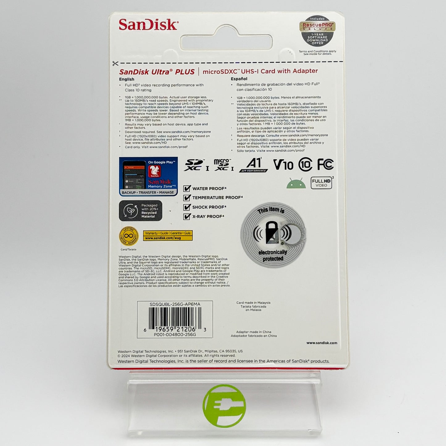 New Sandisk Ultra Plus MicroSD 256GB 570463
