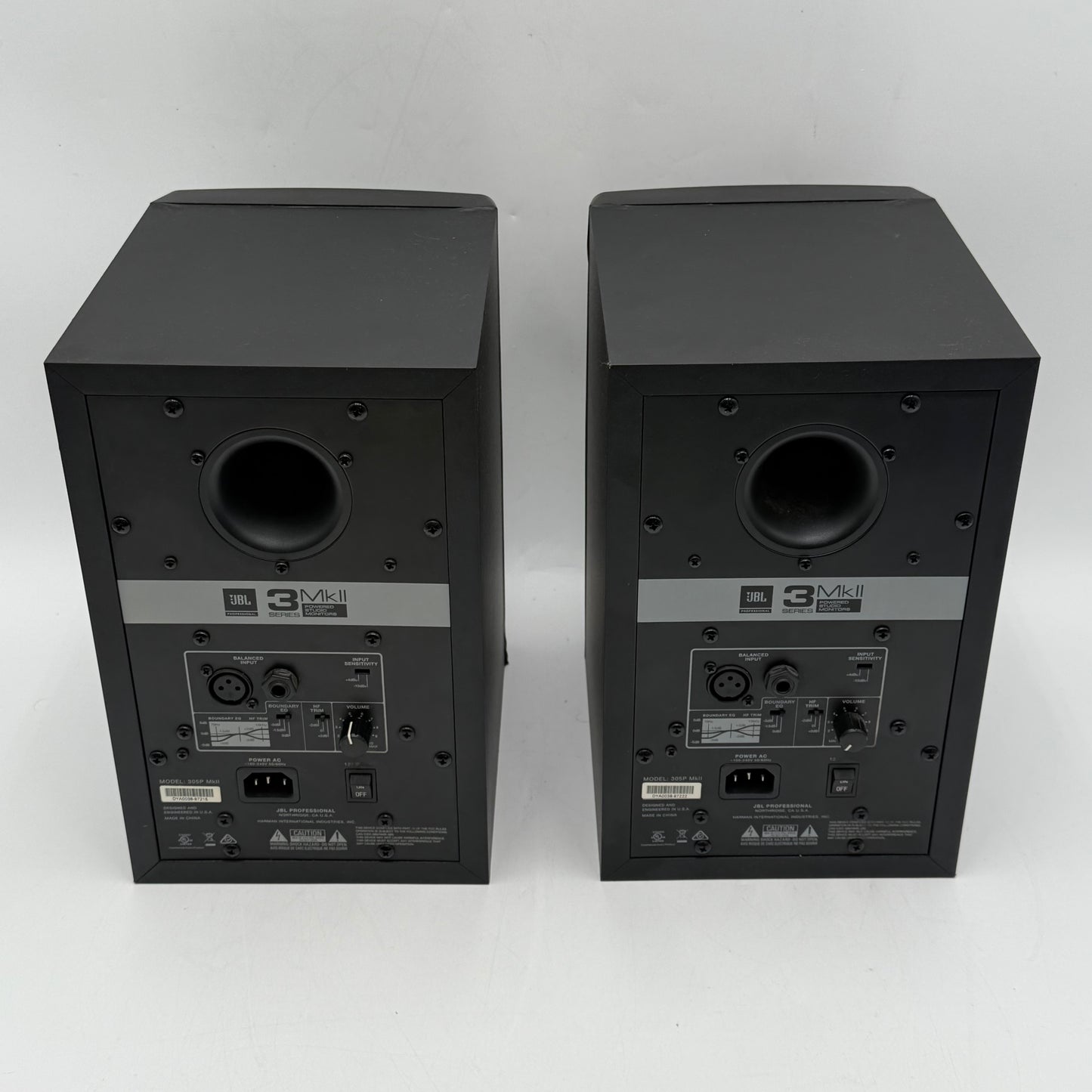 JBL Professional 305P MKII Studio Monitor 305P MKII pair
