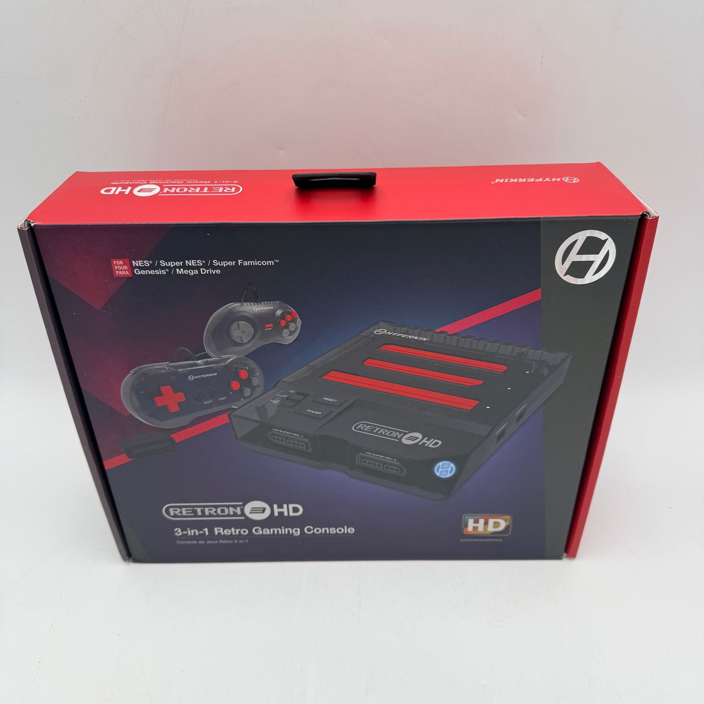 Hyperkin RetroN 3 HD 3-in-1 BLACK for NES, Super Famicom, and Genesis/Mega Drive