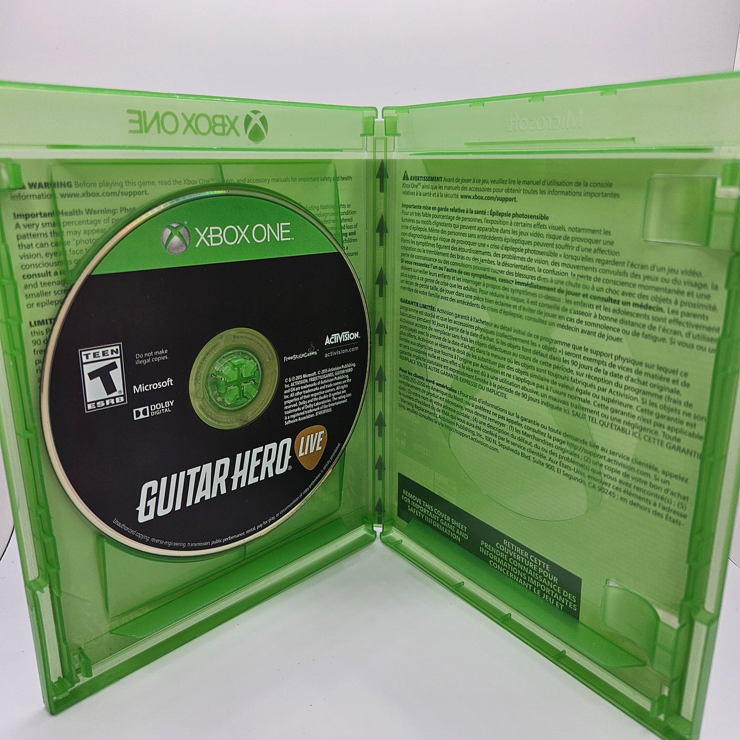 Guitar Hero Live (Microsoft Xbox One, 2015)