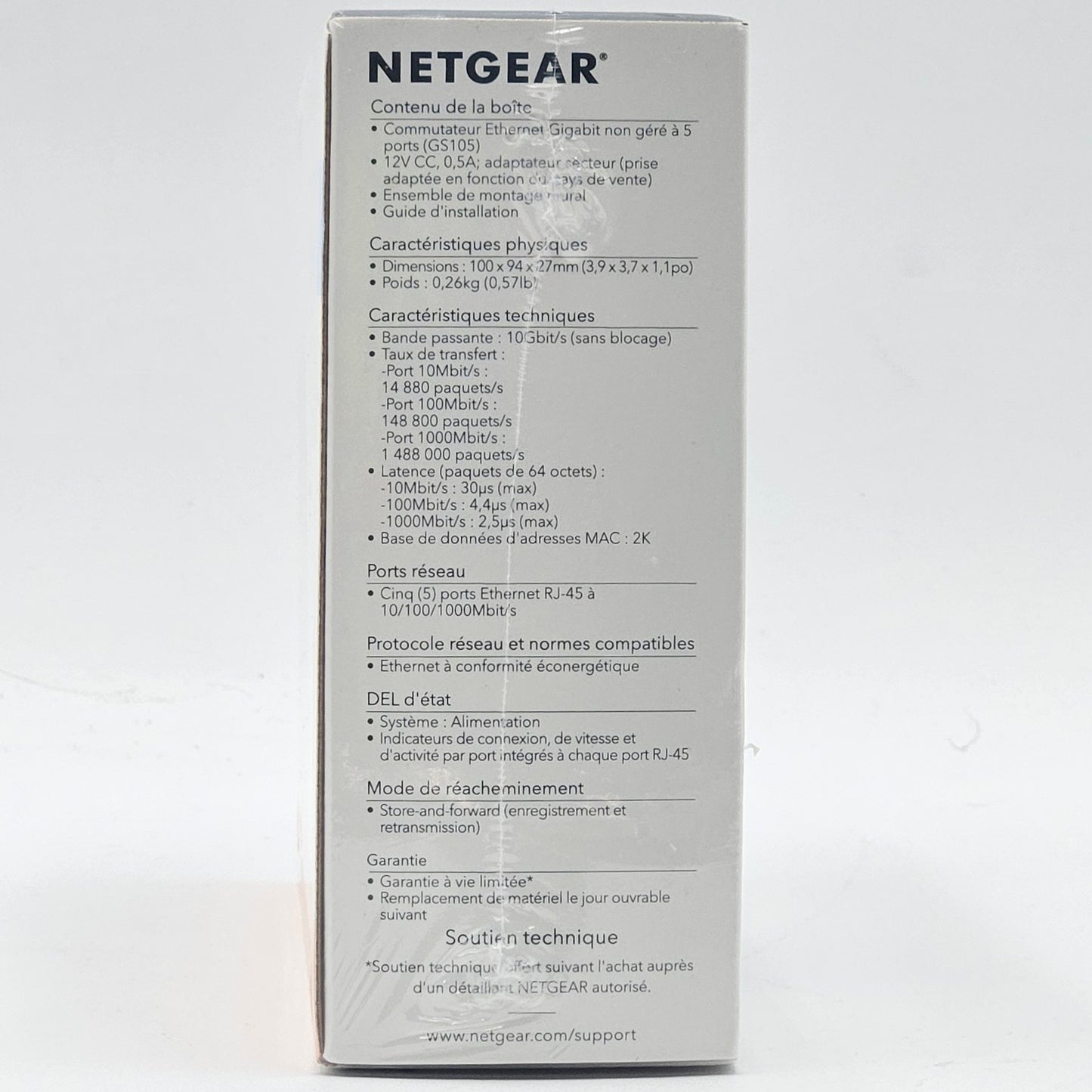 New Netgear ProSAFE 5-Port Gigabit Unmanaged Switch GS105