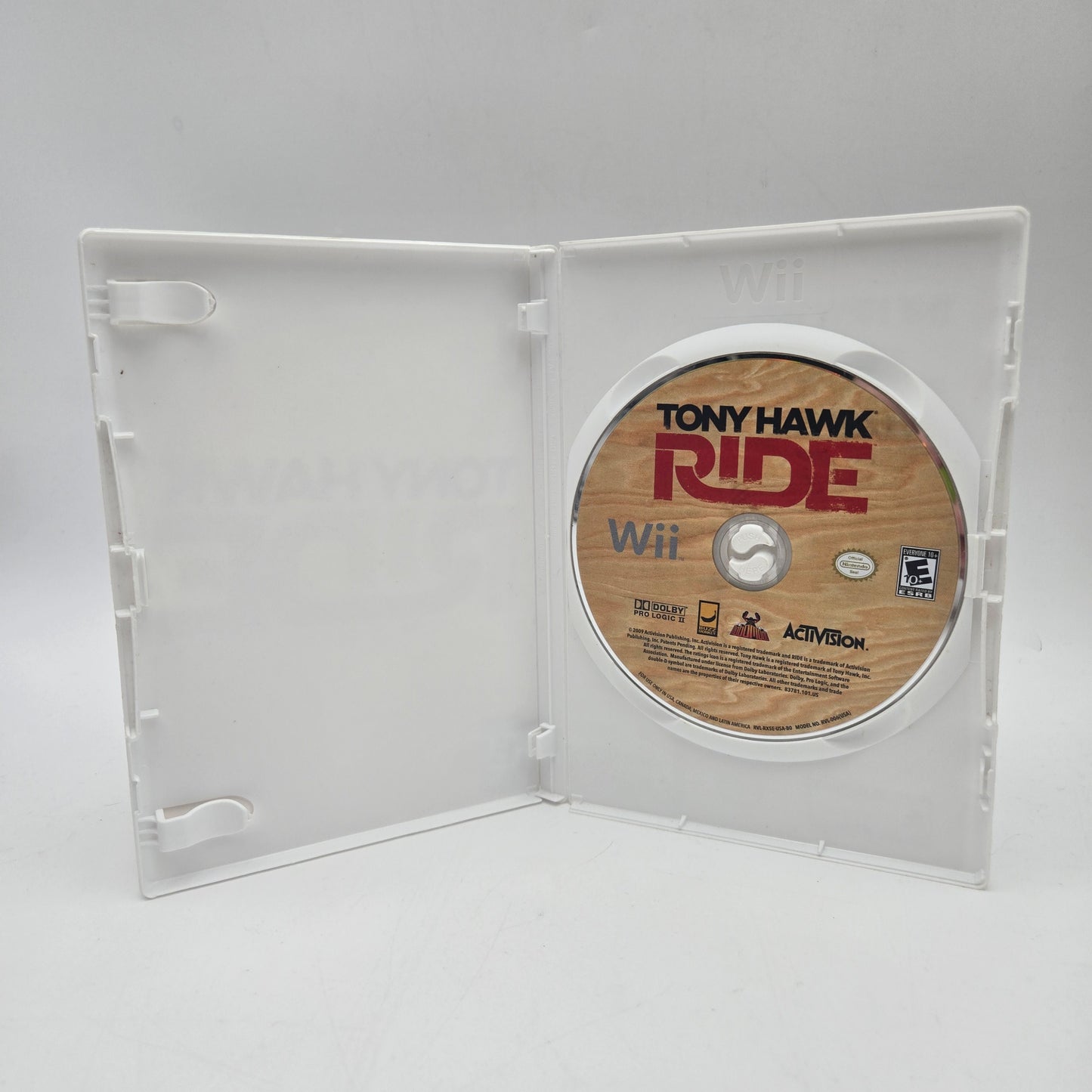 Nintendo Wii Wireless Skateboard w/ Tony Hawk: Ride + Tony Hawk: Shred & Dongle