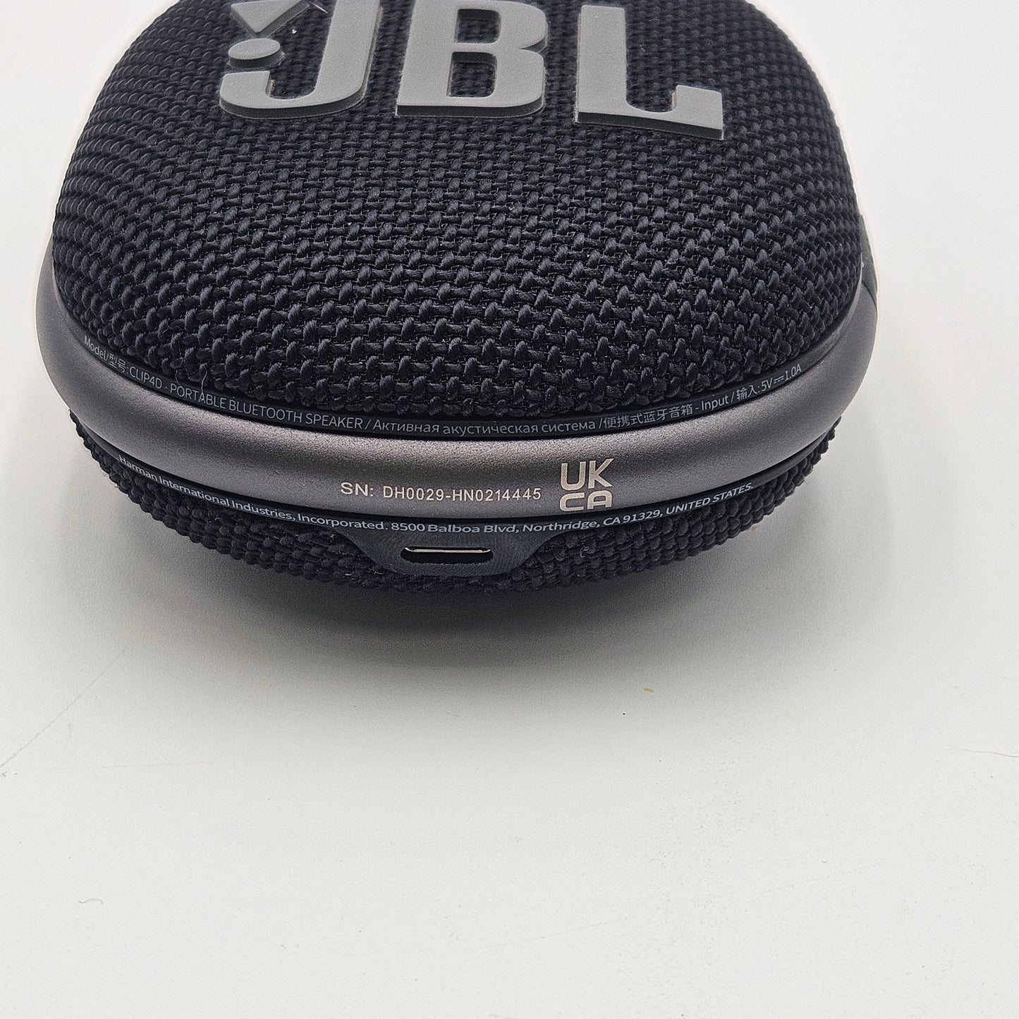 JBL Clip 4 Portable Wireless Bluetooth Speaker Black N/A