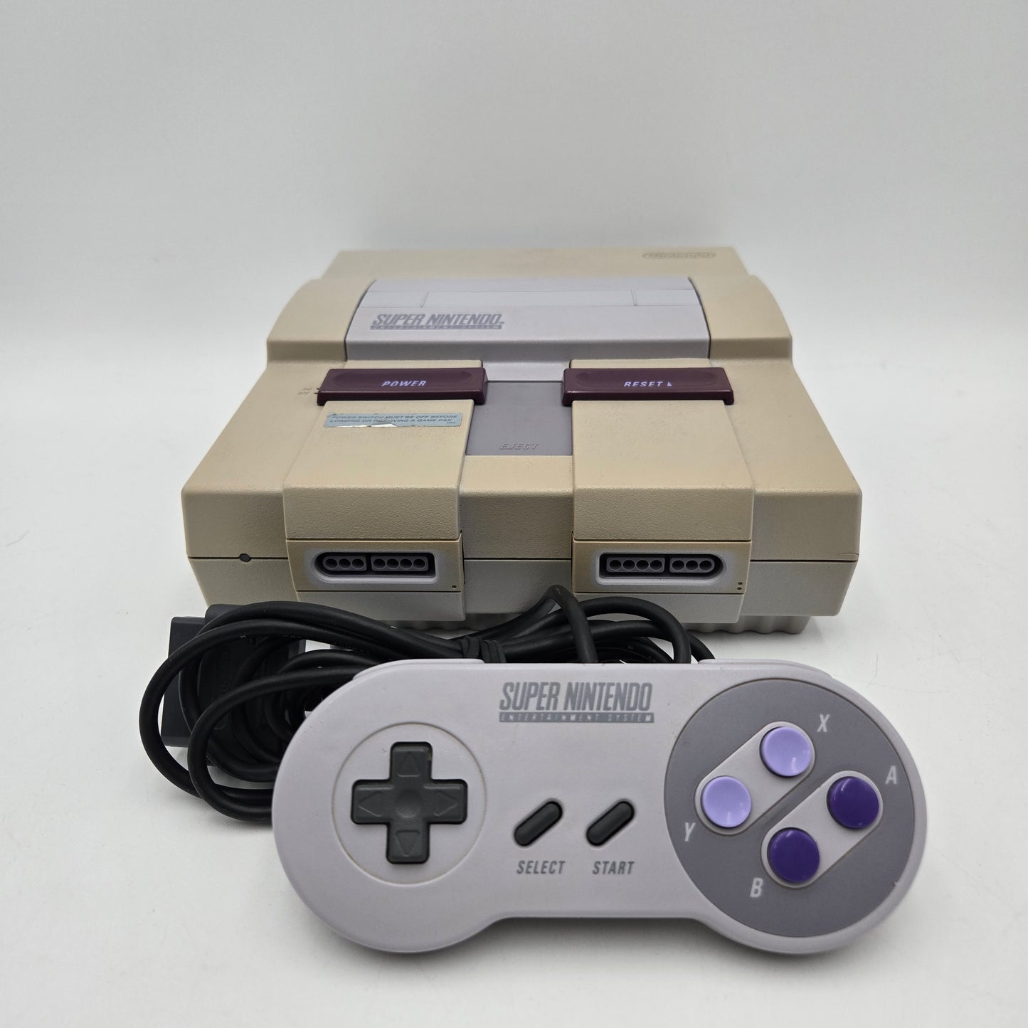 Super Nintendo Super Nintendo Entertainment System SNES Video Game Console SNS-001 Yellowed