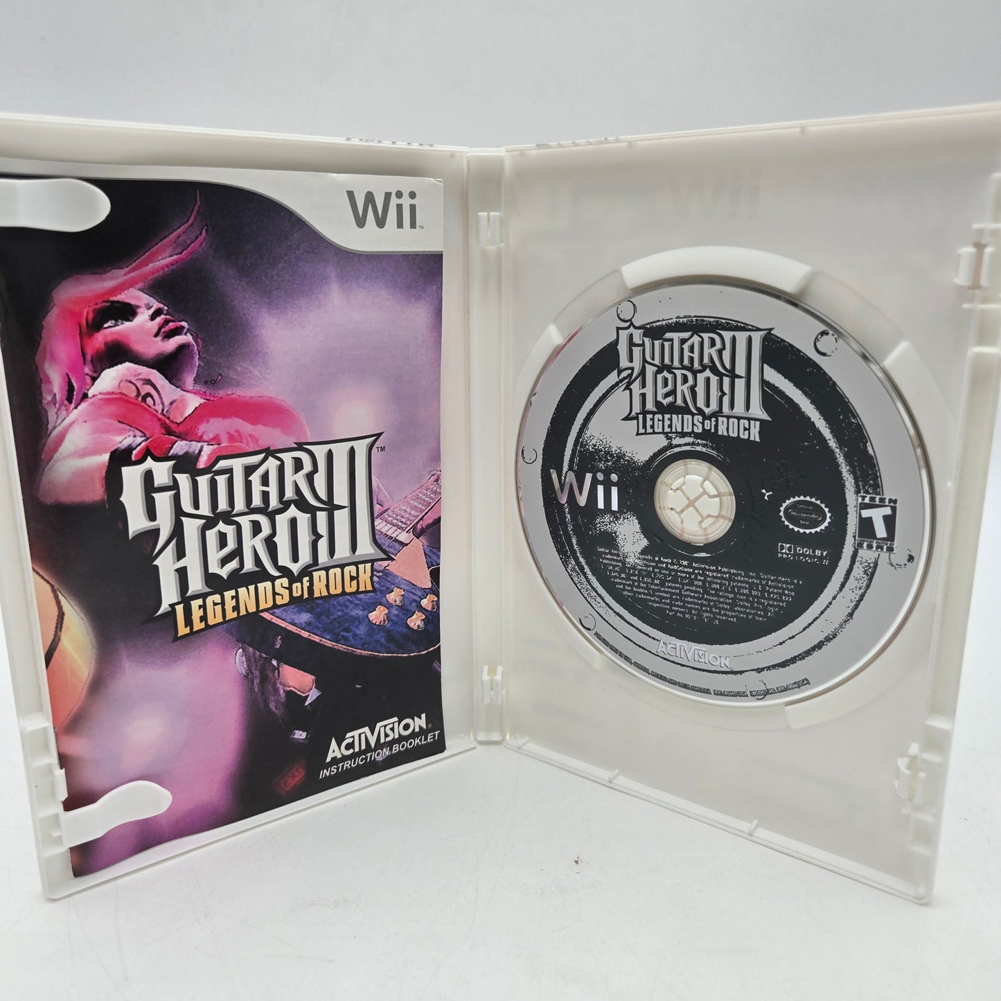 Guitar Hero III Legends of Rock (Nintendo Wii, 2007)