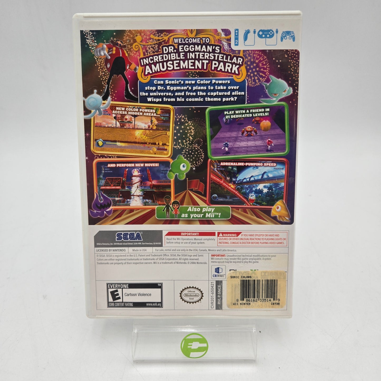 Sonic Colors (Nintendo Wii, 2010)