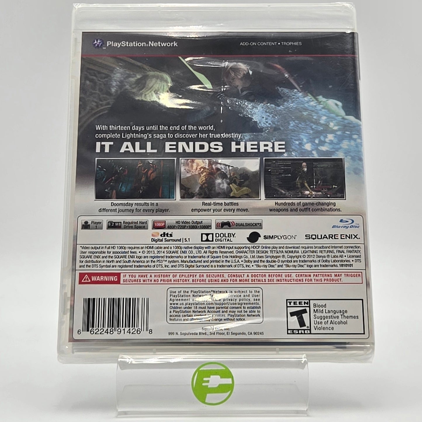 New Lightning Returns: Final Fantasy XIII (Sony PlayStation 3 PS3, 2014)