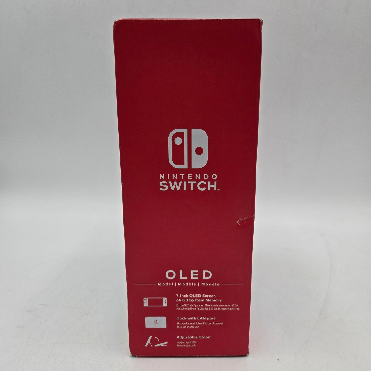 Like Brand New Nintendo Switch OLED Video Game Console HEG-001 Red/Blue