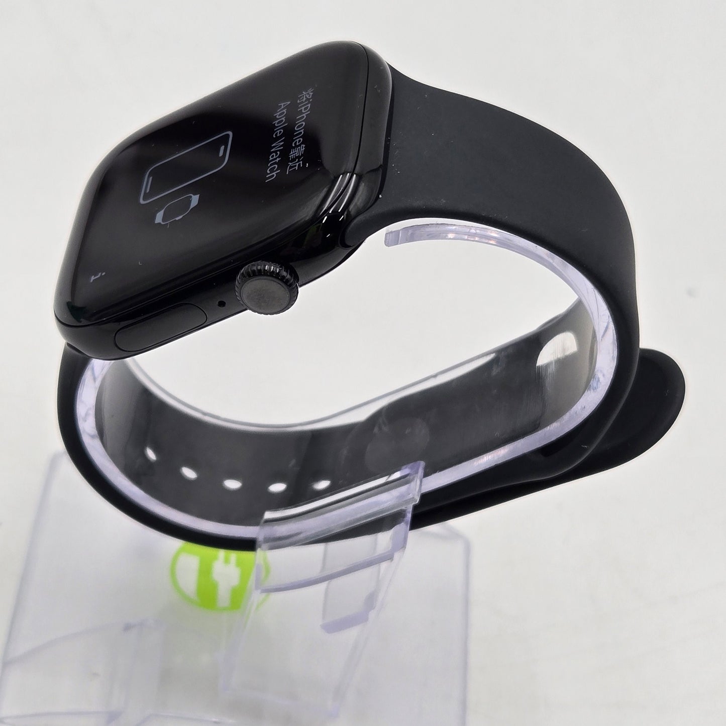 Unlocked Apple Watch Series 10 46MM Black Aluminum Black Sport Band MWY33LW/A