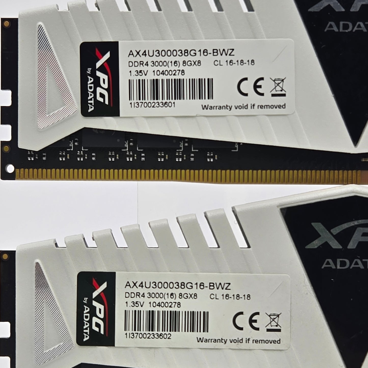 ADATA XPG 16GB (2x8GB) RAM DDR4 3000MHz AX4U300038G16-BWZ