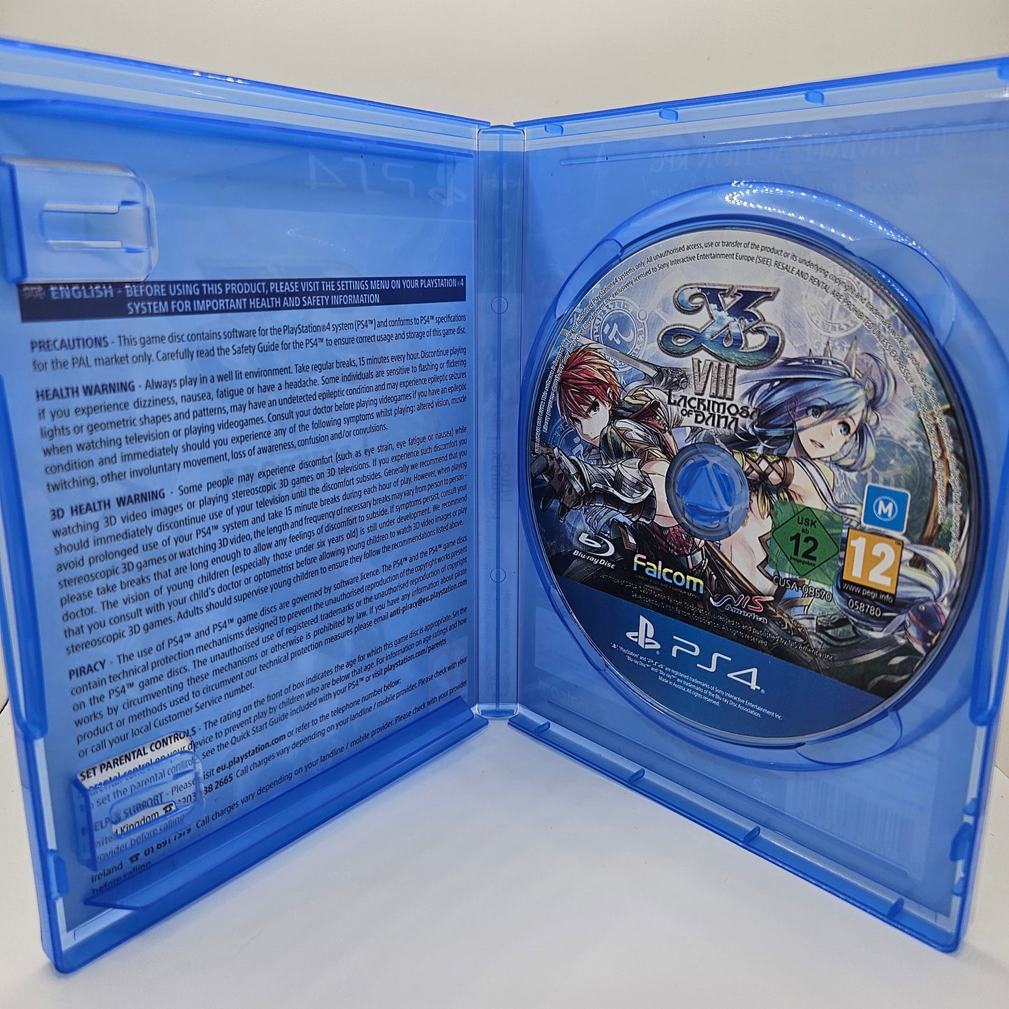 Ys VIII: Lacrimosa of DANA (Sony PlayStation 4 PS4, 2017) PAL