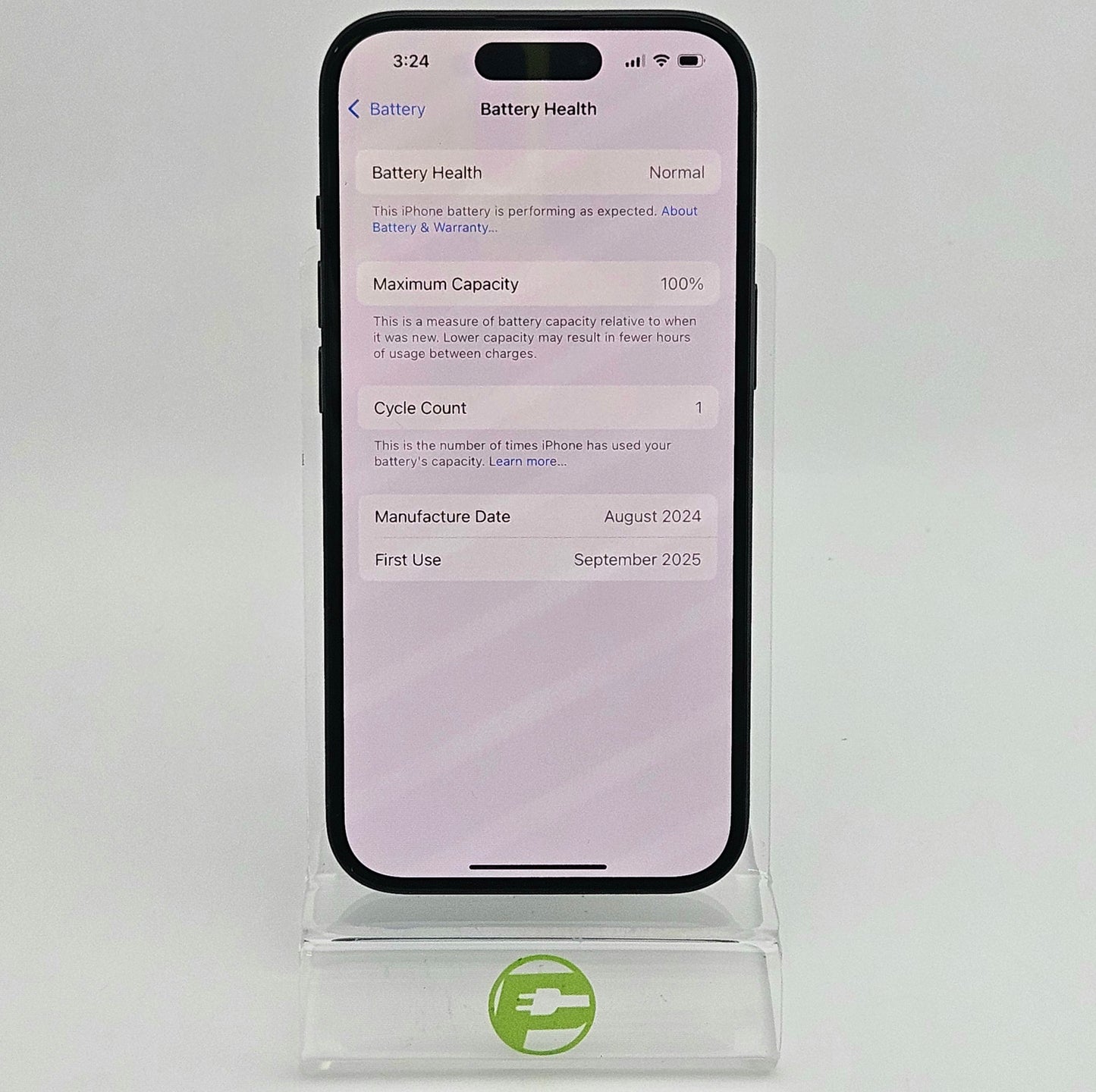T-Mobile Apple iPhone 15 128GB Black MTLV3LL/A