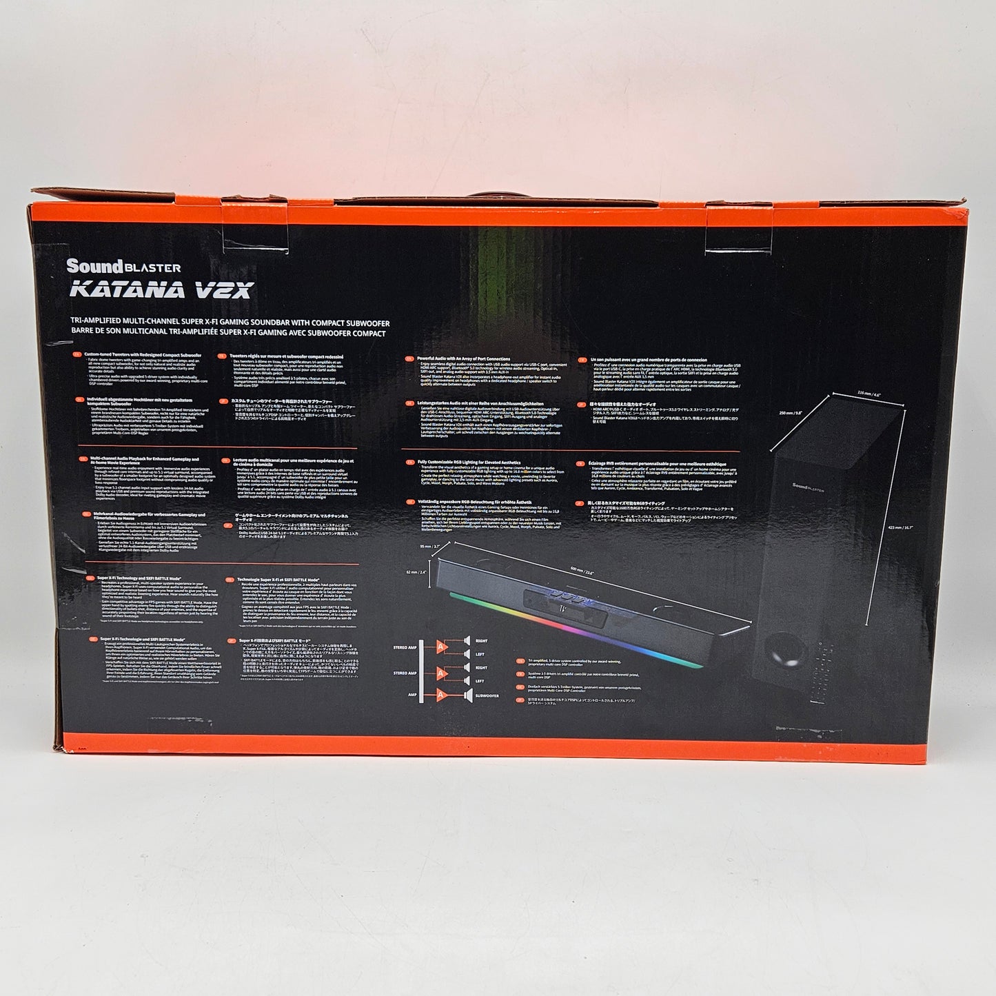 Creative SoundBlaster Katana V2X Multi-Channel Super X-Fi gaming soundbar