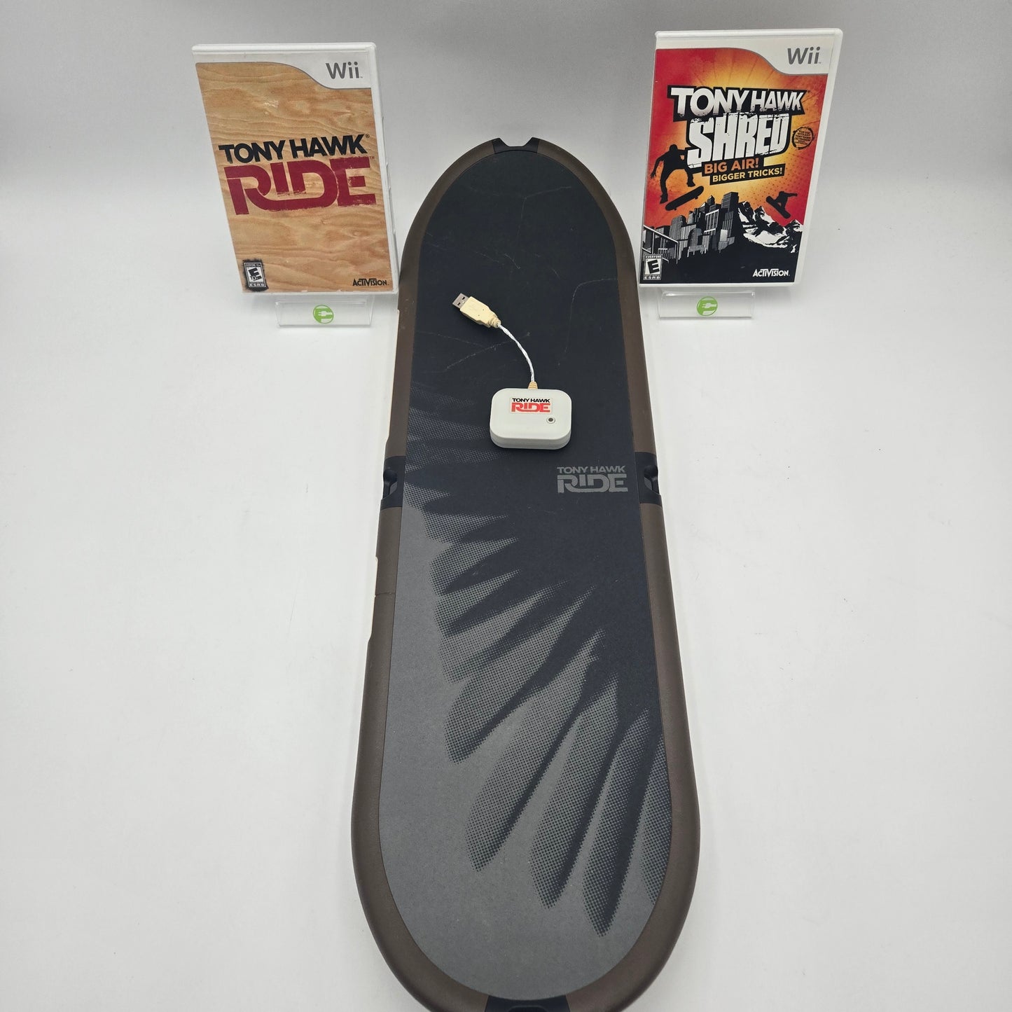 Nintendo Wii Wireless Skateboard w/ Tony Hawk: Ride + Tony Hawk: Shred & Dongle