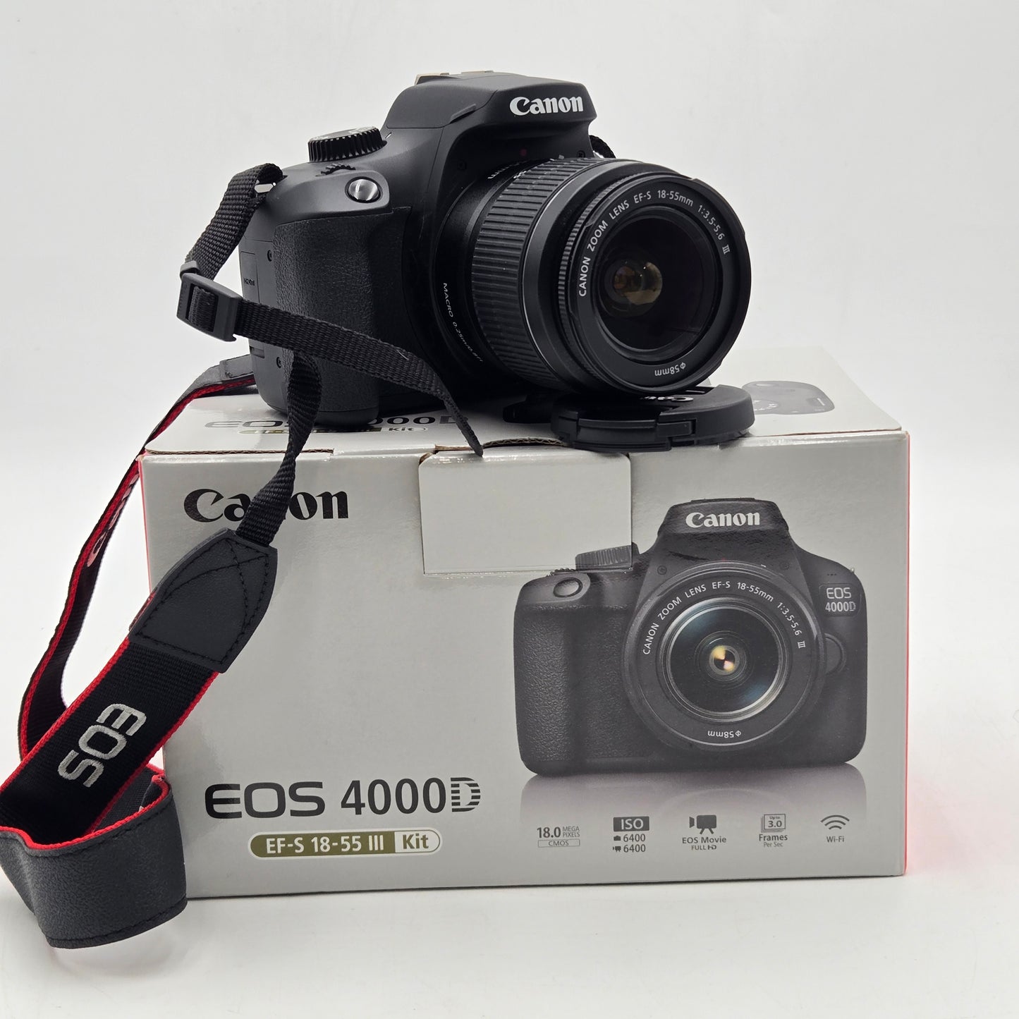 Canon EOS 4000D 18.0MP Digital SLR DSLR Camera PLUS bag and accessories
