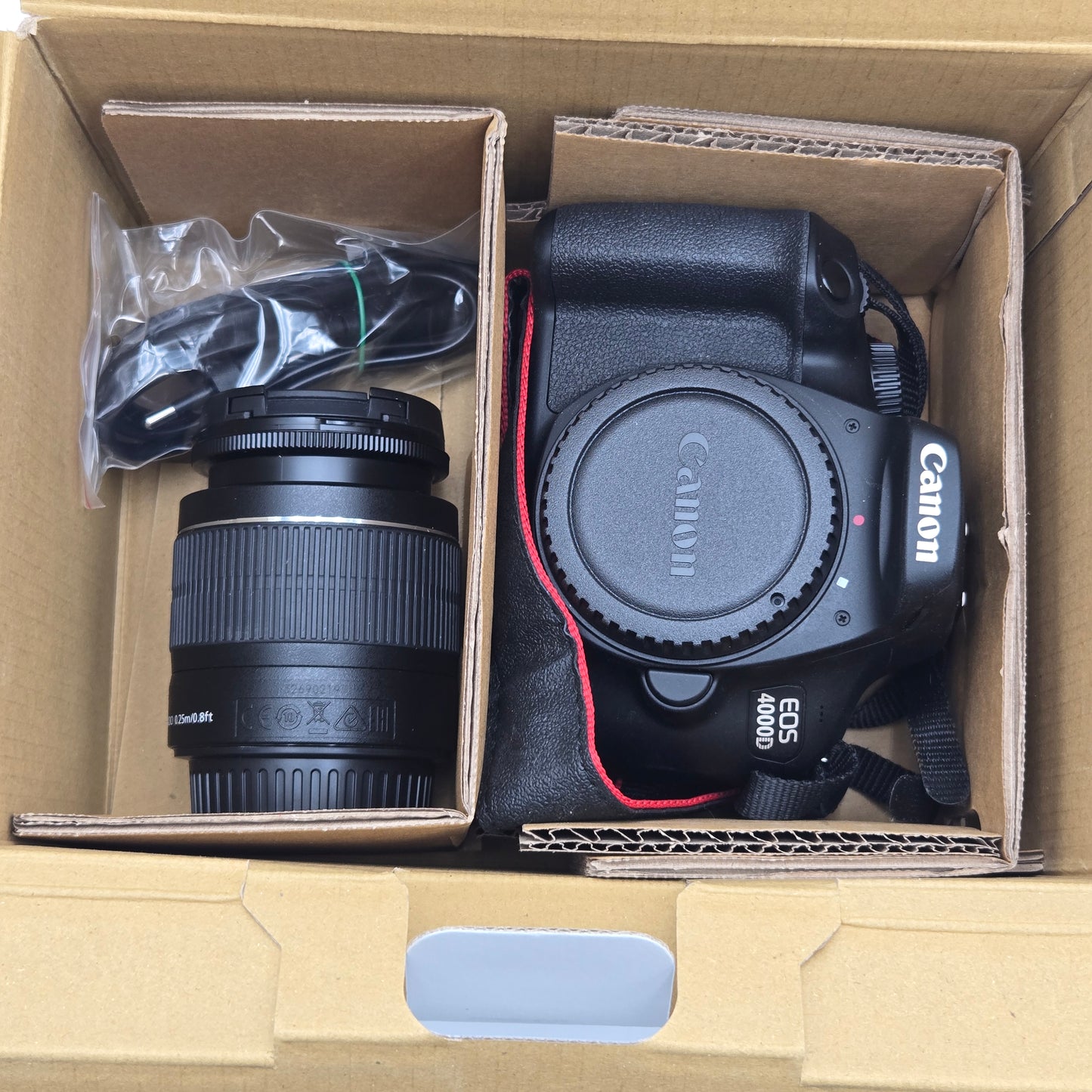 Canon EOS 4000D 18.0MP Digital SLR DSLR Camera PLUS bag and accessories