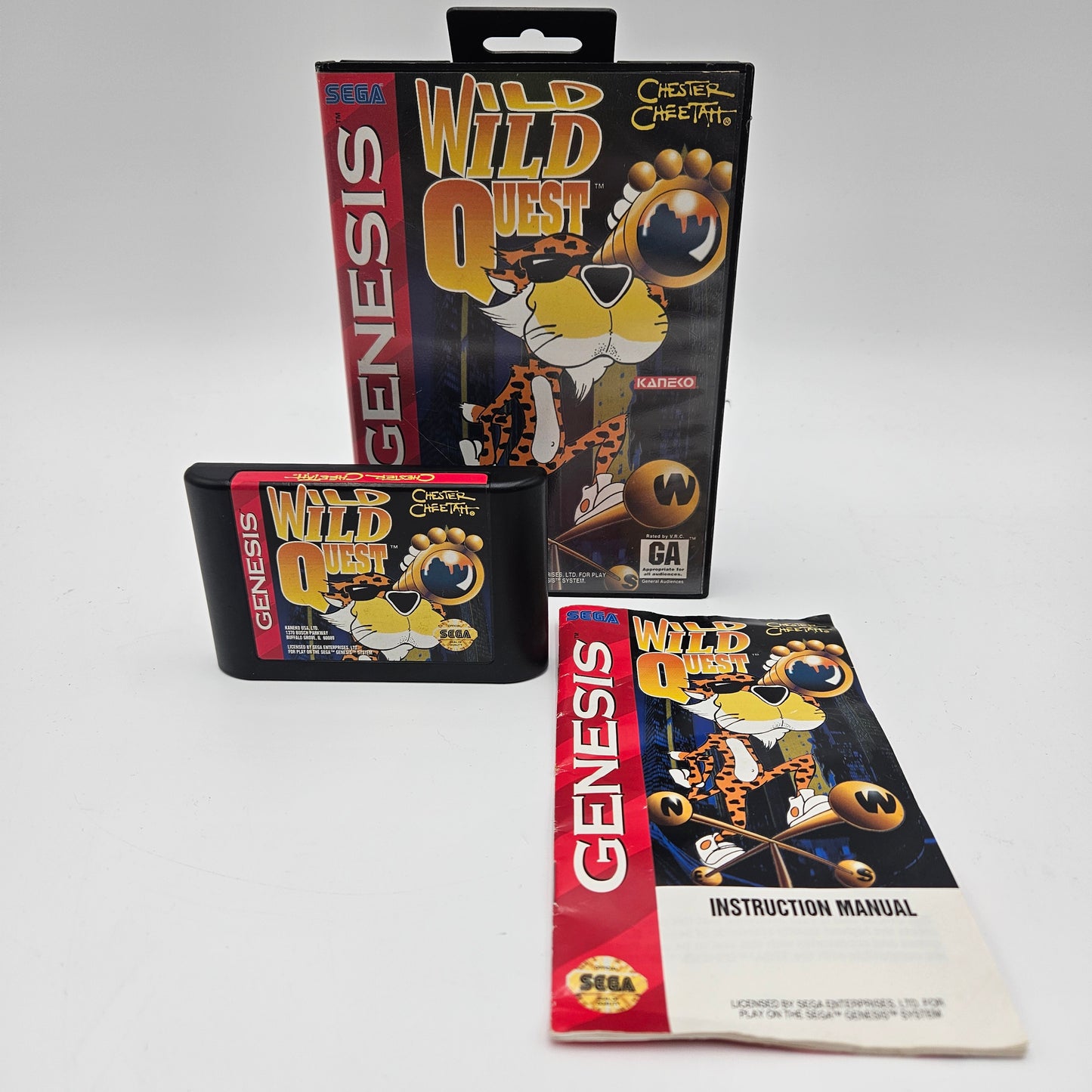 Chester Cheetah Wild Wild Quest (Sega Genesis, 1993) CIB