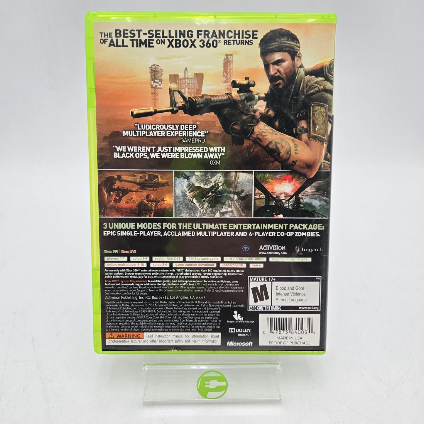 Call of Duty Black Ops (Microsoft Xbox 360, 2010)