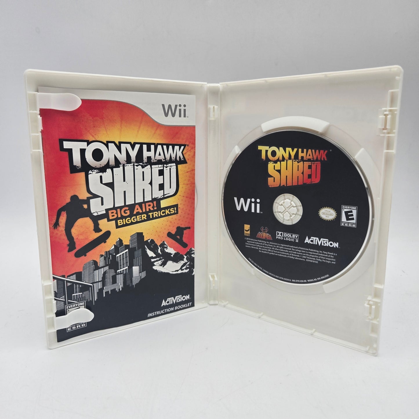 Nintendo Wii Wireless Skateboard w/ Tony Hawk: Ride + Tony Hawk: Shred & Dongle