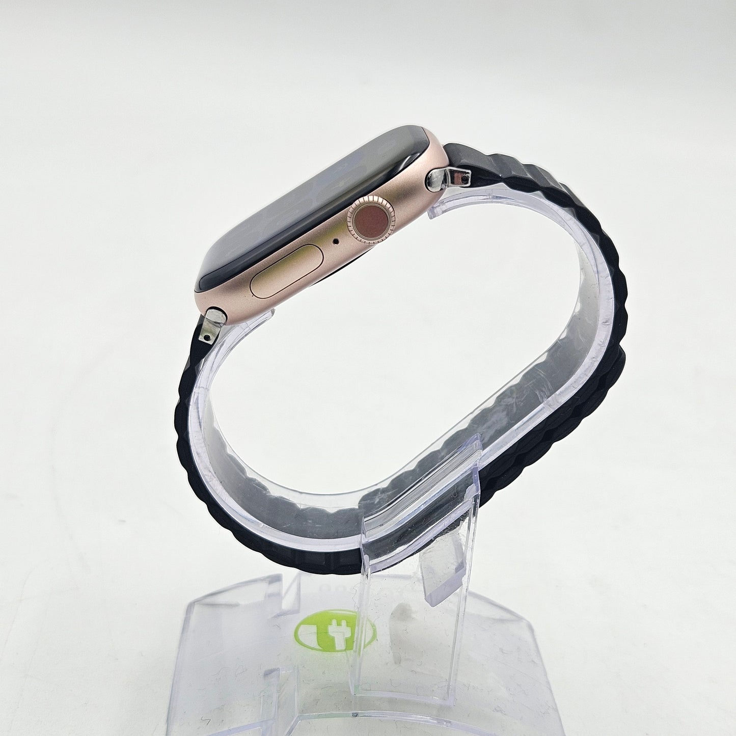 GPS Only Apple Watch Series 10 46MM Rose Gold Aluminum Blue Sport Loop MWWU3LW/A