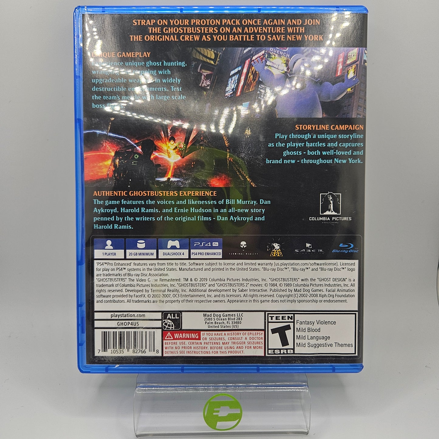 Ghostbusters: The Video Game Remastered (Sony PlayStation 4 PS4, 2019)