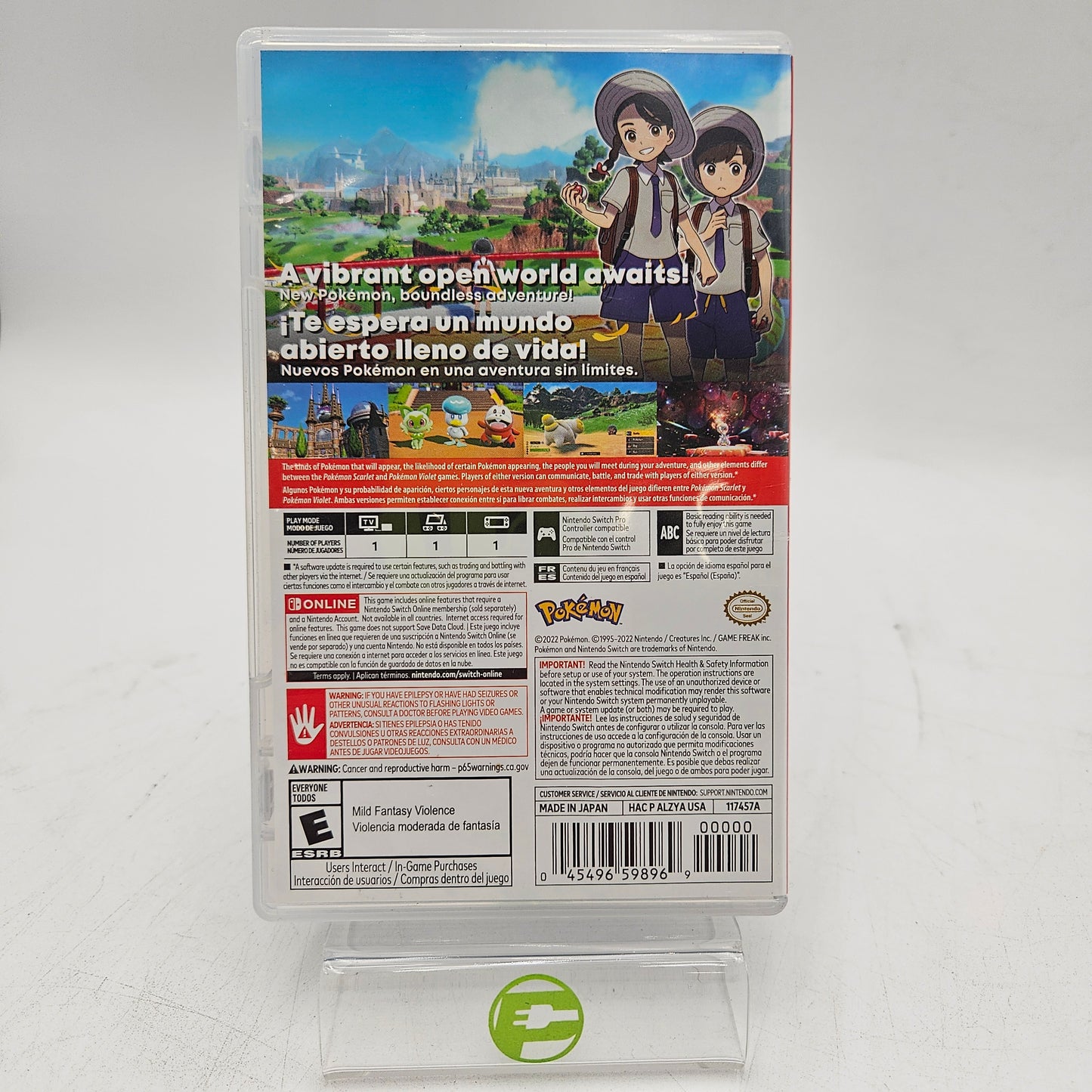 Pokemon Violet (Nintendo Switch, 2022)