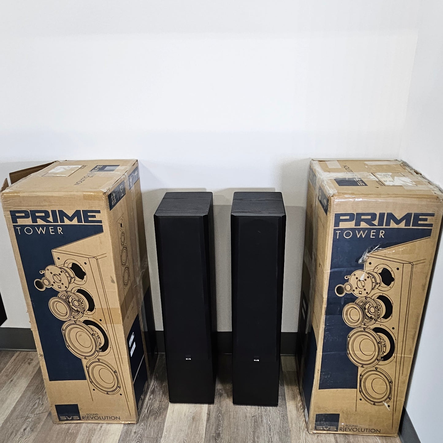 SVS Prime Tower (Pair) Speaker System Black PRMTWR