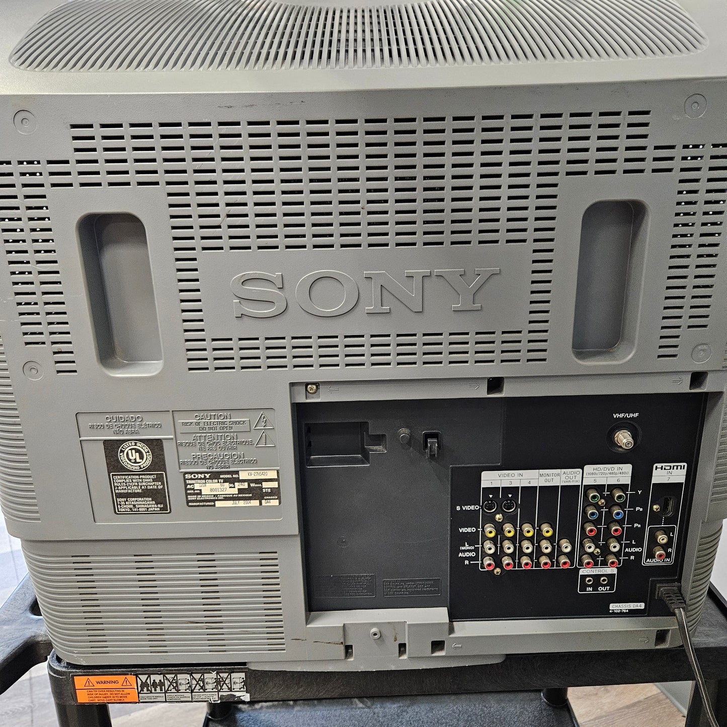 Sony Trinitron WEGA 27" KV-27HS420 CRT 1080i CRT TV 2004