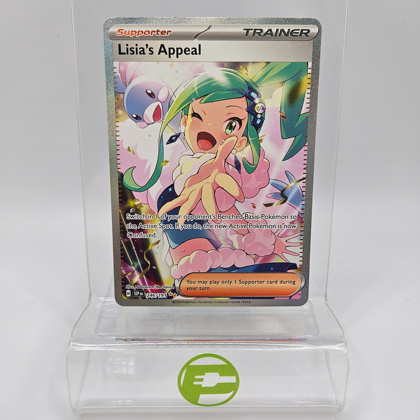 Pokémon TCG Lisia's Appeal 246/191 SV - Surging Sparks Special Illustration Rare