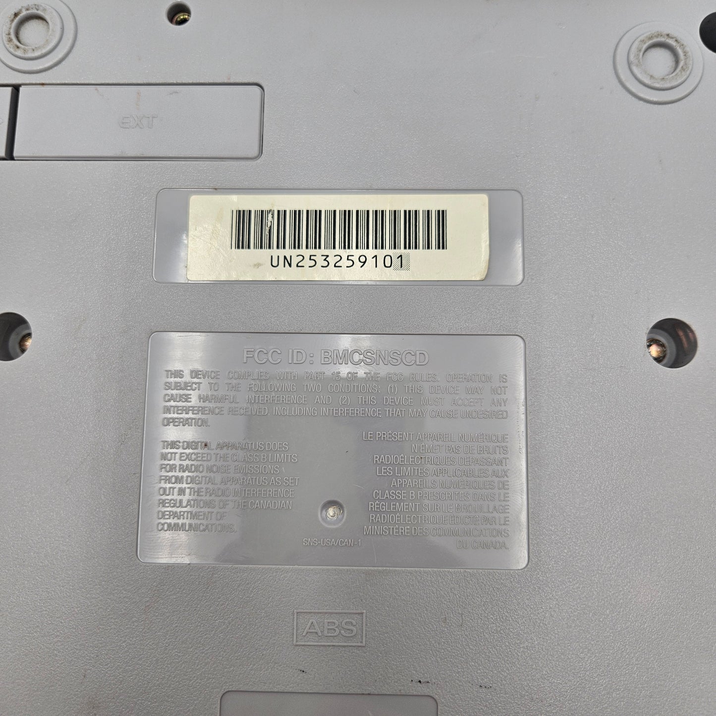 Super Nintendo Super Nintendo Entertainment System SNES Video Game Console SNS-001 Yellowed