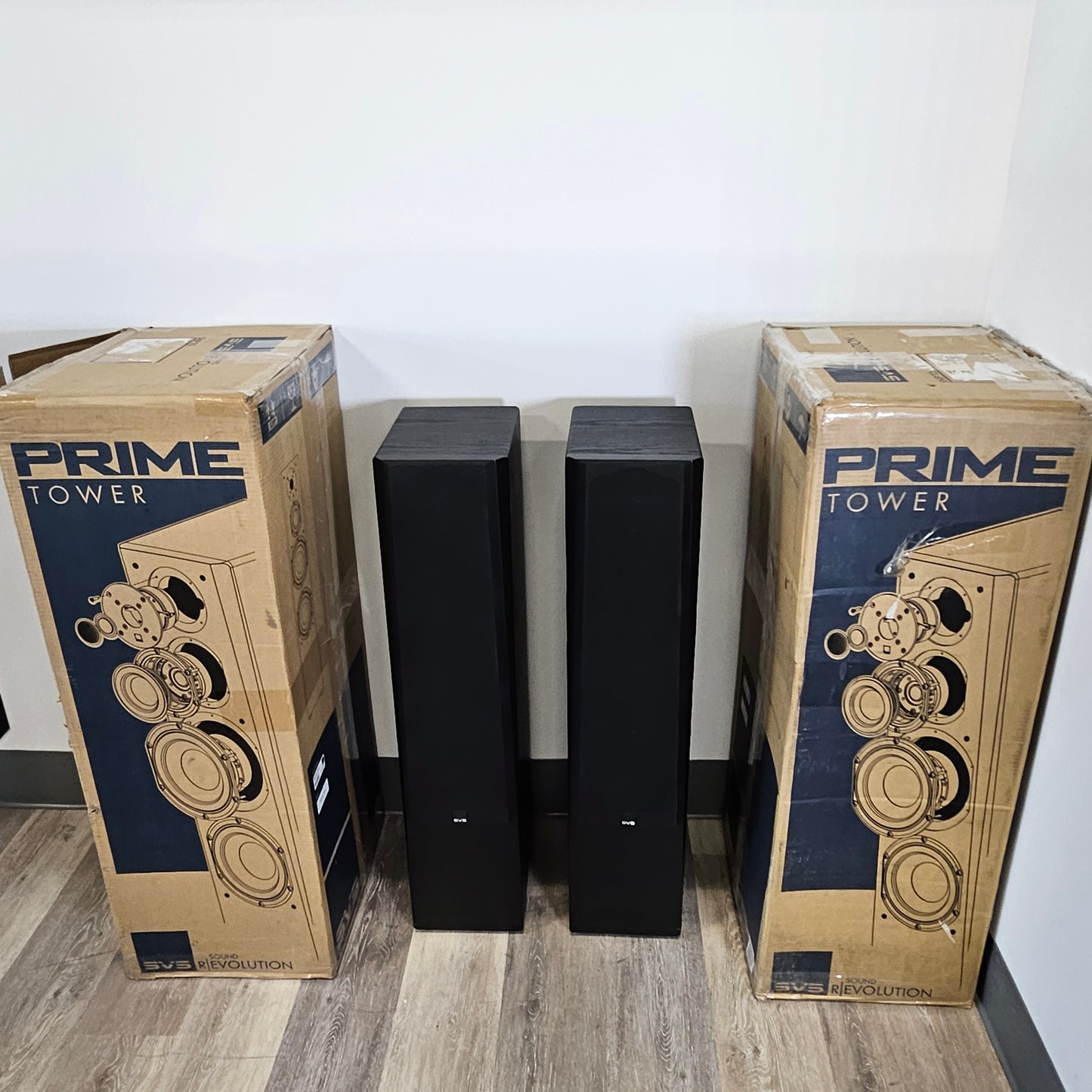 SVS Prime Tower (Pair) Speaker System Black PRMTWR
