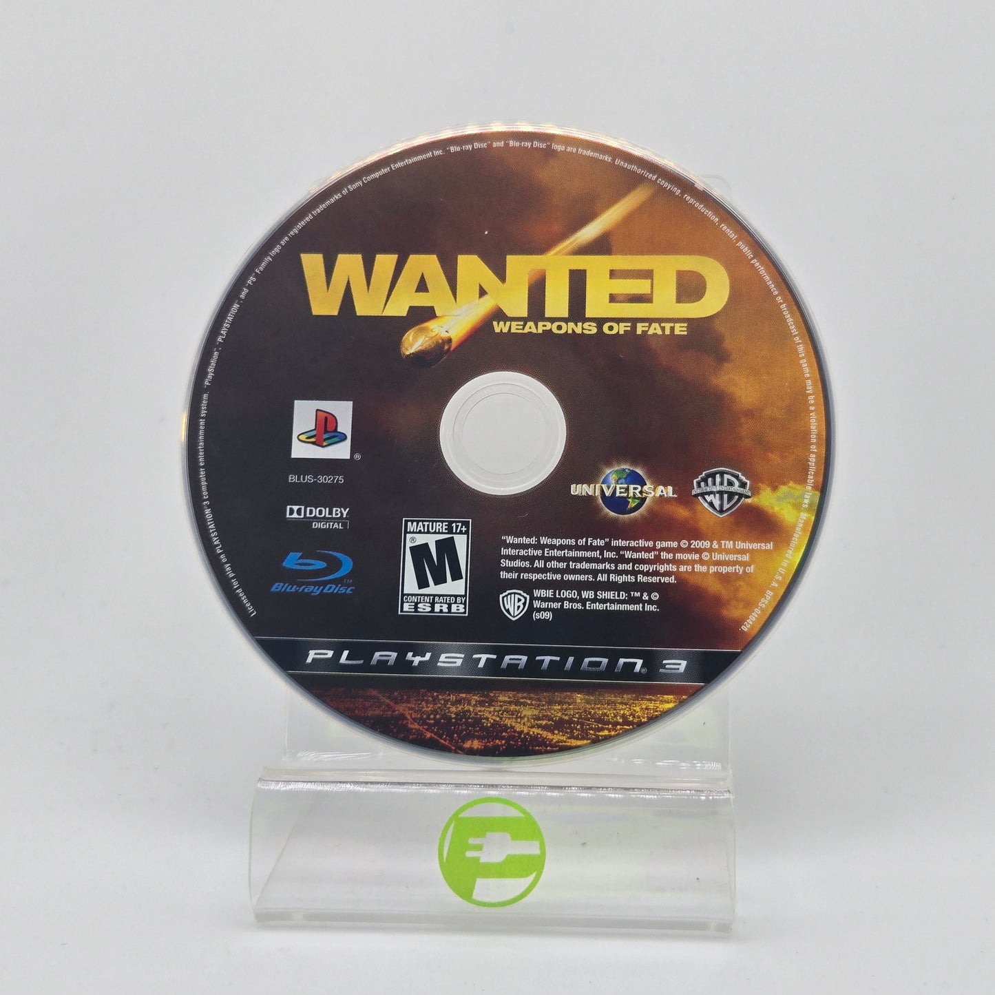Wanted: Weapons of Fate (Sony PlayStation 3 PS3, 2009)