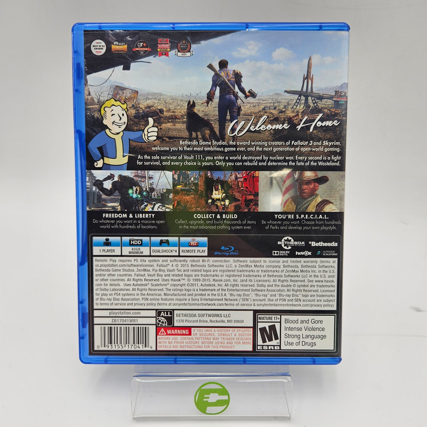 Fallout 4 (Sony PlayStation 4 PS4, 2015)