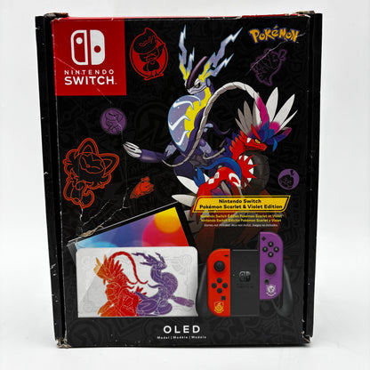 Nintendo Switch OLED Video Game Console HEG-001 Pokemon Scarlet & Violet Edition