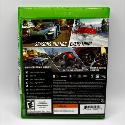 Forza Horizon 4 (Microsoft Xbox One, 2018)