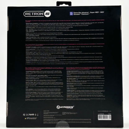 New Hyperkin Retron 5 Black HD Gaming Console System M01688-BK