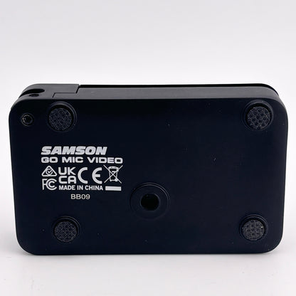 Samson Go Mic Video Portable Multi-Pattern USB Microphone with HD Webcam Black