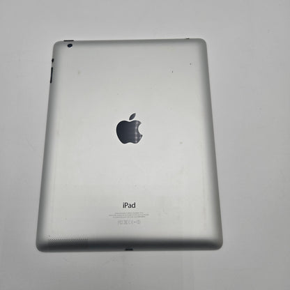 WiFi Only Apple iPad 4th Gen 13.19GB 10.3.3 Silver MD513LL/A